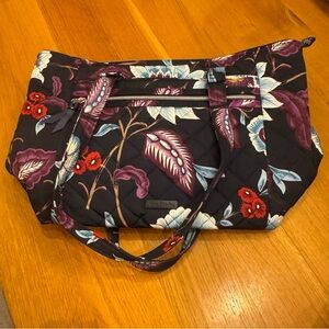 Vera Bradley Mayfair in Bloom Pattern Work Tote Bag With Laptop Section Pockets